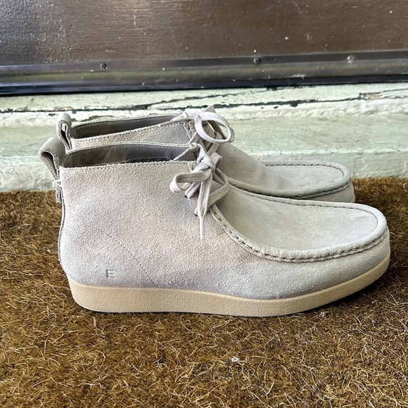 Everlane Mac Toe Suede Boot Size 8.5 Grey - Picture 1 of 11
